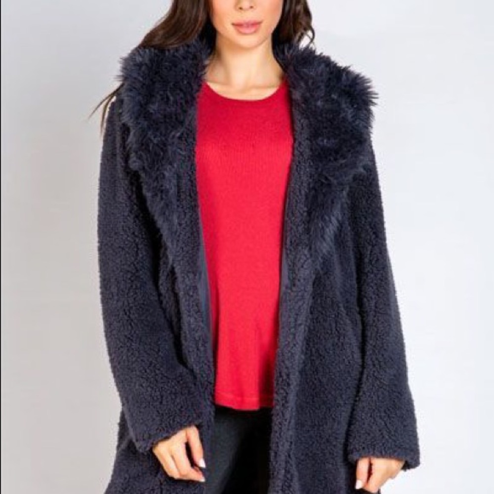 PJ Salvage Women’s Loungewear Sherpa Jacket